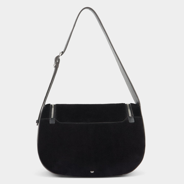 ANYA HINDMARCH Vere Shoulder Bag - Glossy Black
