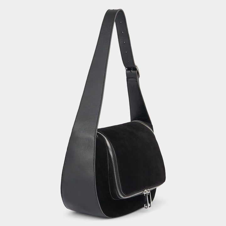 ANYA HINDMARCH Vere Shoulder Bag - Glossy Black