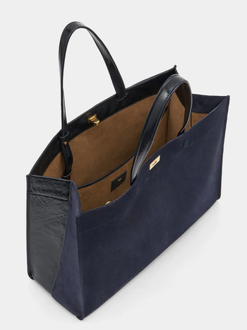 ANYA HINDMARCH Mortimer Tote - Marine Suede
