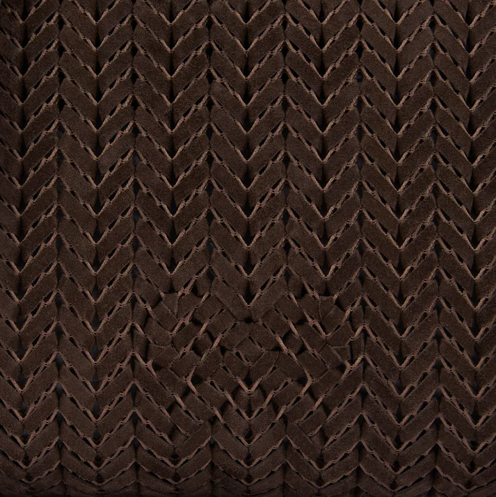 ANYA HINDMARCH Neeson Square Tote - Truffle Suede