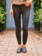 FRANK & EILEEN Sligo Skinny Jean - Gold Glitter