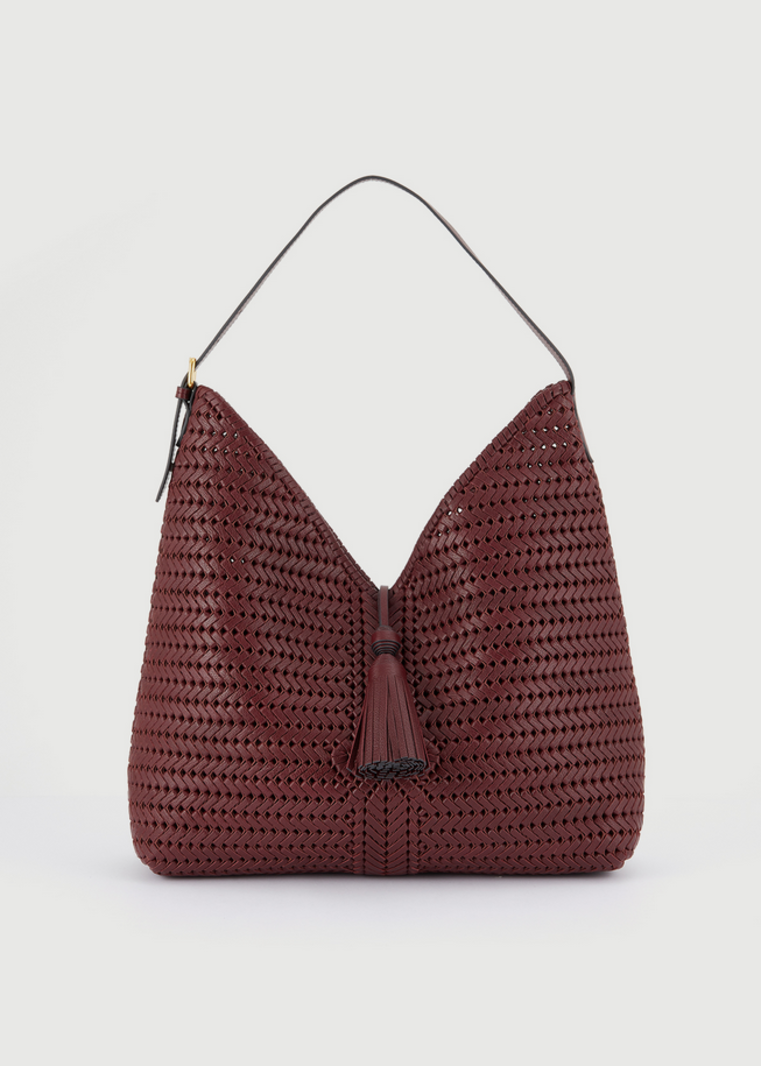 ANYA HINDMARCH Neeson Tassel Hobo - Rosewood