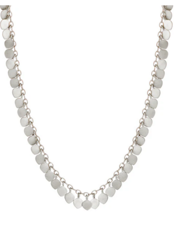 ME & RO Sterling Full Lotus Necklace