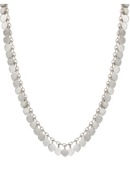 ME & RO Sterling Full Lotus Necklace