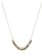 ME & RO 10K Medium Discs on Sterling Chain Necklace