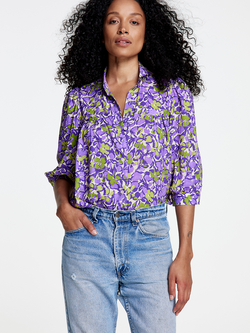 SMYTHE Shirred Pocket Blouse -