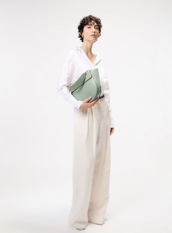 WANDLER Medium Hortensia Bag - Sage