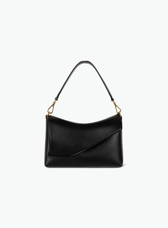 WANDLER Oscar Baguette Crossbody - Black