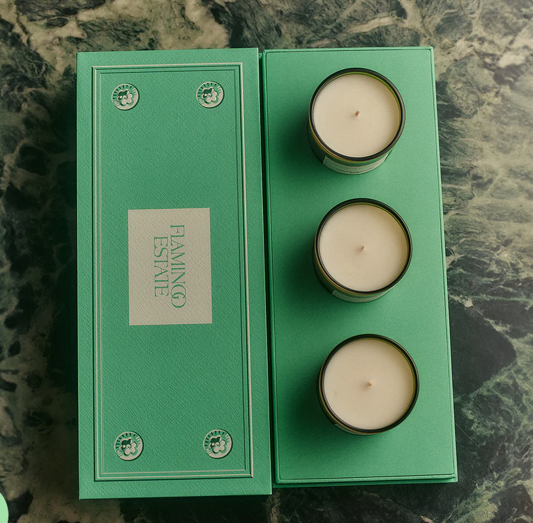 FLAMINGO ESTATE Mini Three Sisters Candle Set