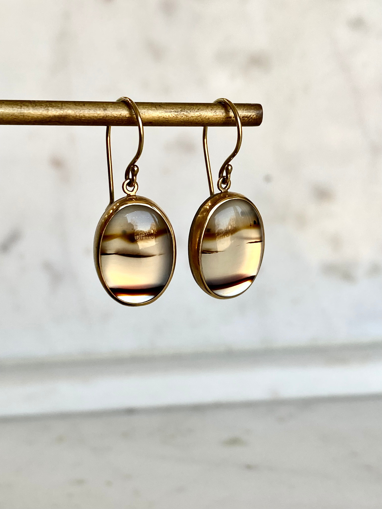 JAMIE JOSEPH Montana Agate Earrings