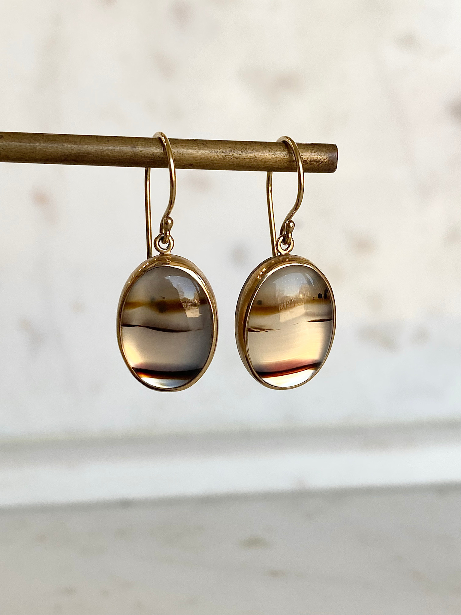 JAMIE JOSEPH Montana Agate Earrings