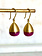 MALLARY MARKS Bead Buoy - 18K Cone with Ruby Earrings
