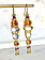 MALLARY MARKS Consignment - Champagne Mermaid Style - Multi Stone Earring