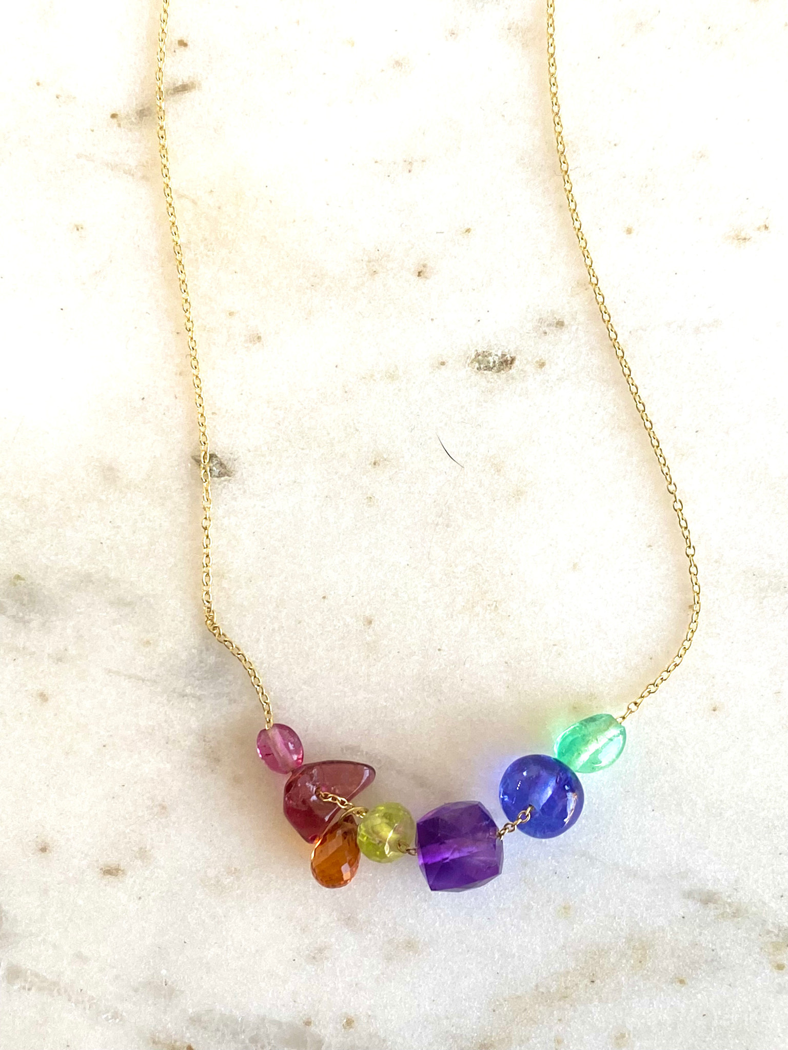 MALLARY MARKS Consignment - Collage - Rainbow Necklace