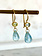 MALLARY MARKS Consignment - Apple & Eve - Clear Sapphire with Aquamarine Earrings