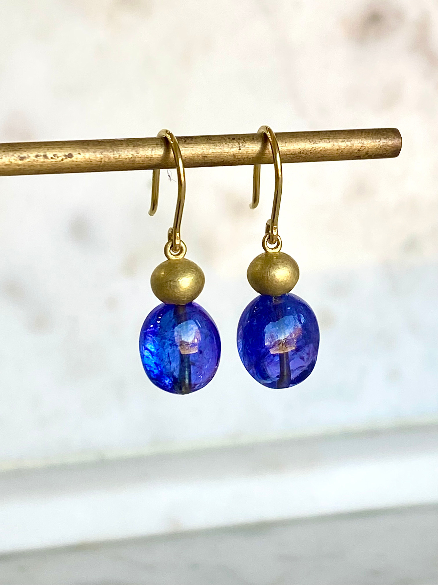 MALLARY MARKS Consignment - Buoy - Squash Quirky Tanzanite Earrings