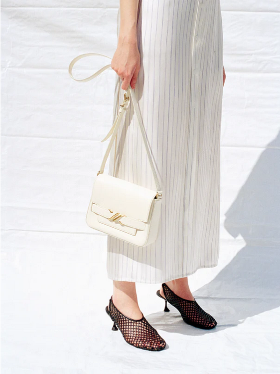 PROENZA SCHOULER Monogram Box Bag - Cream