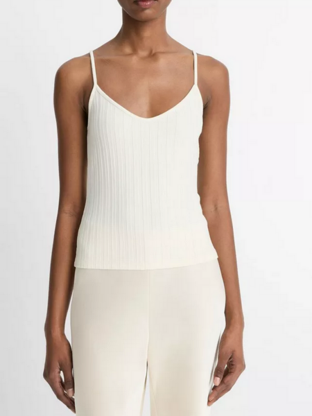 VINCE Ribbed V-Neck Camisole