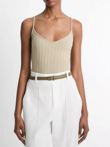 VINCE Ribbed V-Neck Camisole
