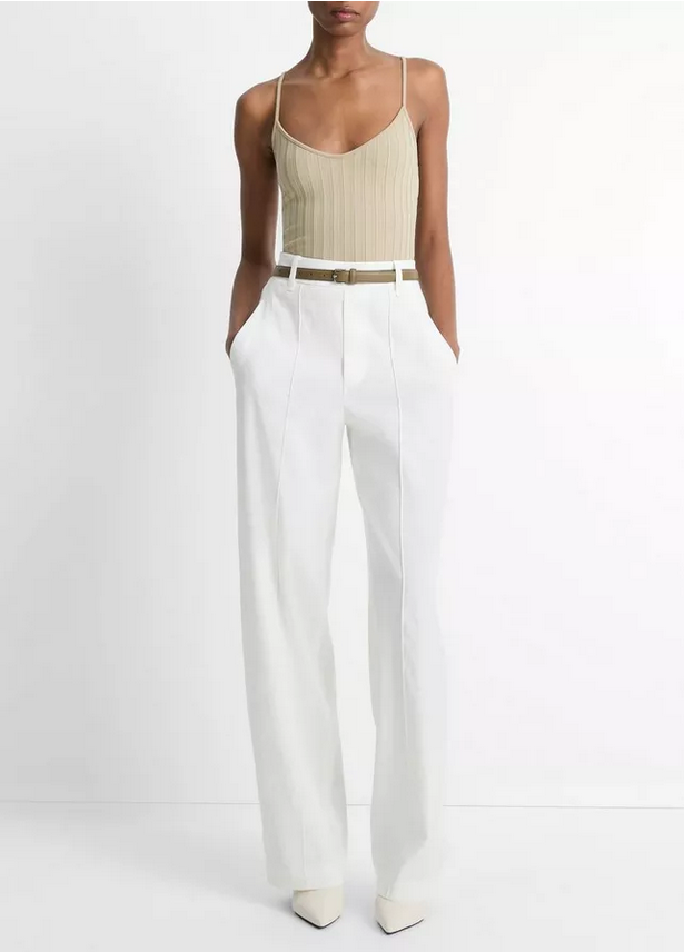 VINCE Ribbed V-Neck Camisole - Mojave