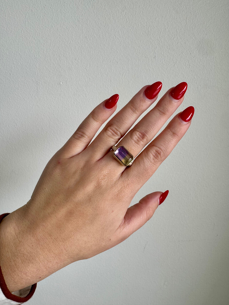 JAMIE JOSEPH Inverted Ametrine Ring