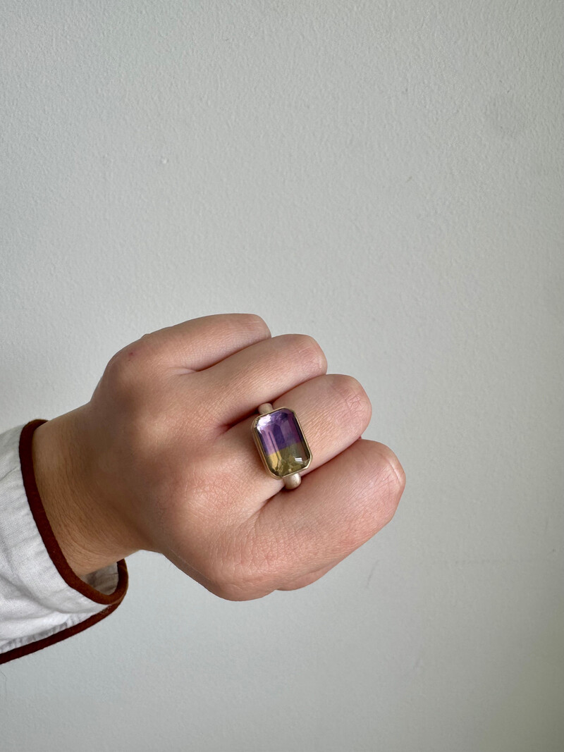 JAMIE JOSEPH Inverted Ametrine Ring