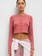 LESET Lauren Crop Cardigan II - Radish