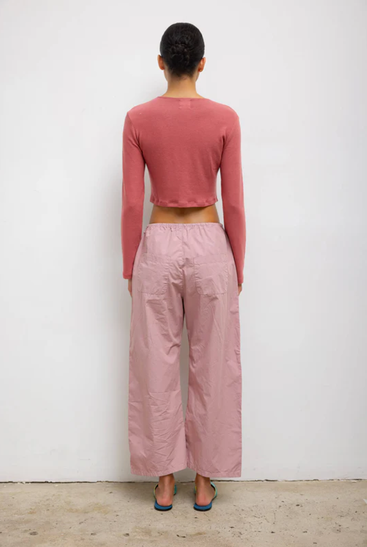 LESET Lauren Crop Cardigan II - Radish