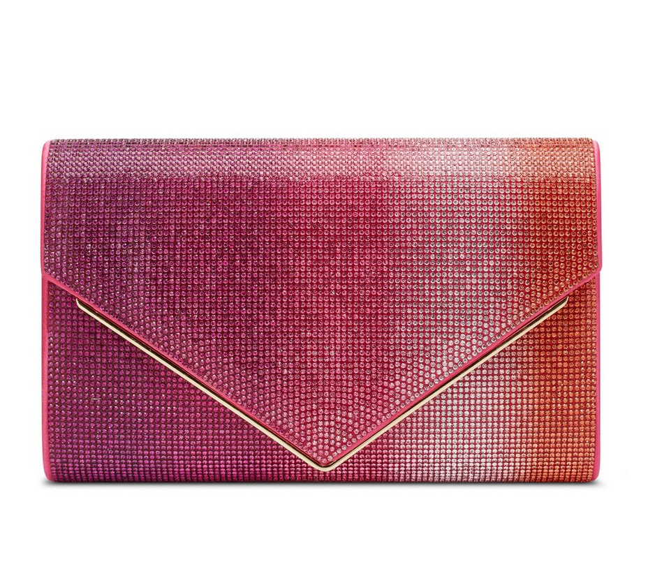 RAFE Candy Envelope Clutch - Fuschia Orange Ombre