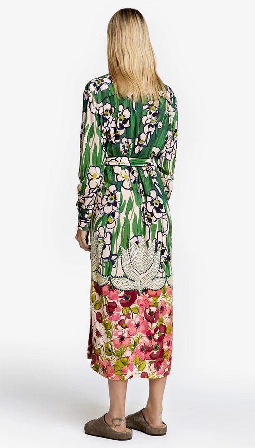 SMYTHE Tailored Shirt Dress - Garden Floral