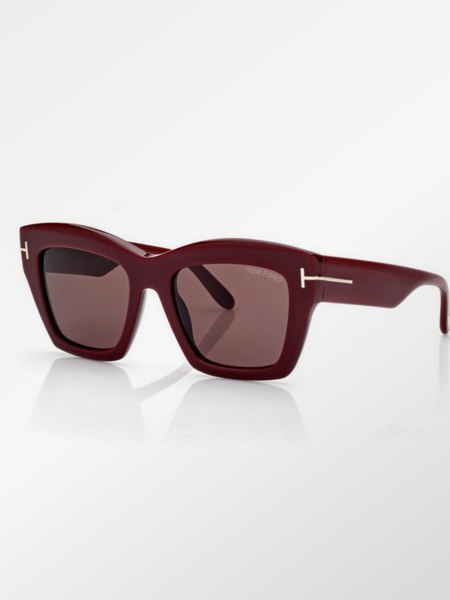 TOM FORD Luna - Shiny Bordeaux / Brown