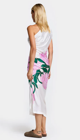 SMYTHE Single Shoulder Dress - Pink Magnolia