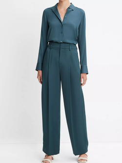 VINCE Satin Wide Leg Pant