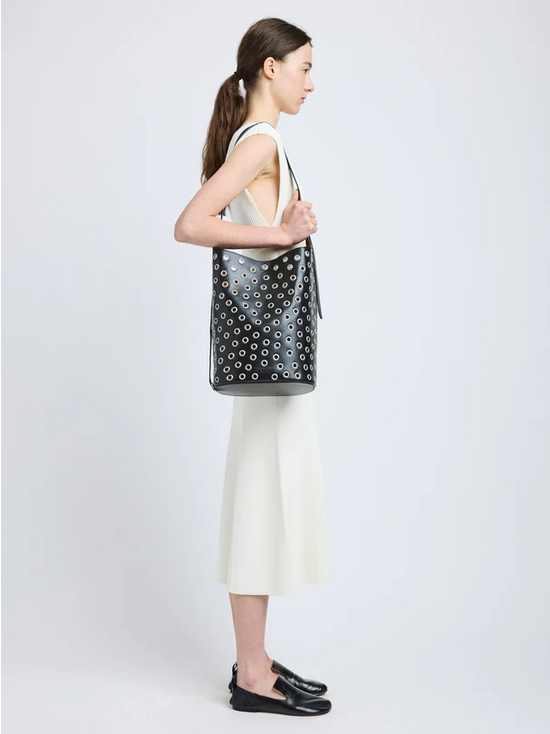 PROENZA SCHOULER Brant Bucket Bag - Black Eyelet