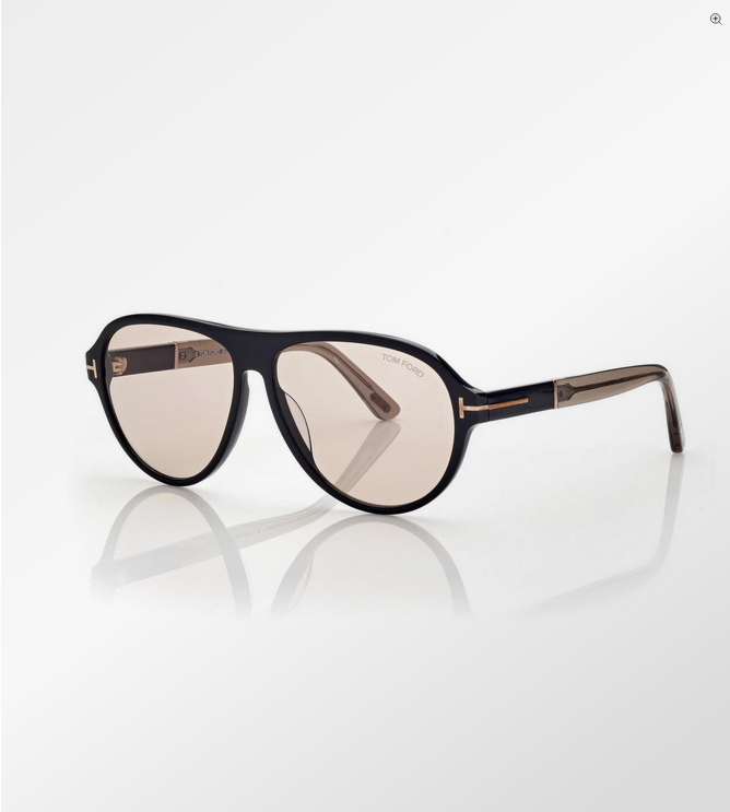 TOM FORD Quincy - Photochromatic Shiny Black