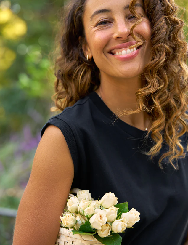 FRANK & EILEEN Cory Muscle Tee Dress - British Royal Navy