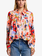 SMYTHE Shirred Blouse - Poppy Multi