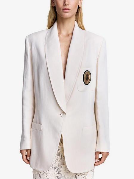 SMYTHE Shawl Collar Oversized Blazer