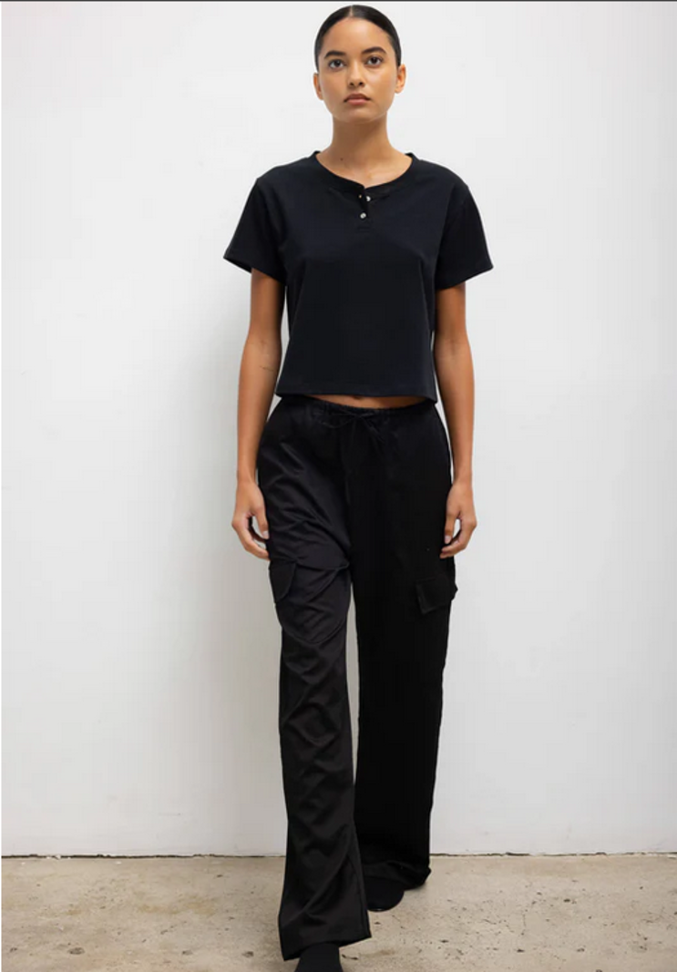 LESET Yoko Drawstring Pant - Black