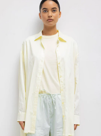 LESET Yoko Oversized Button Down - Chapel