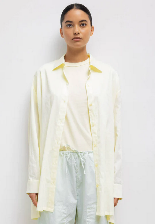 LESET Yoko Oversized Button Down - Chapel
