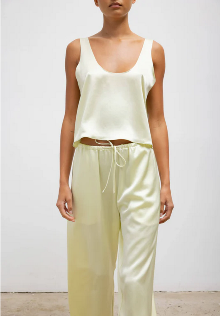 LESET Barb Drawstring Pant - Citrine