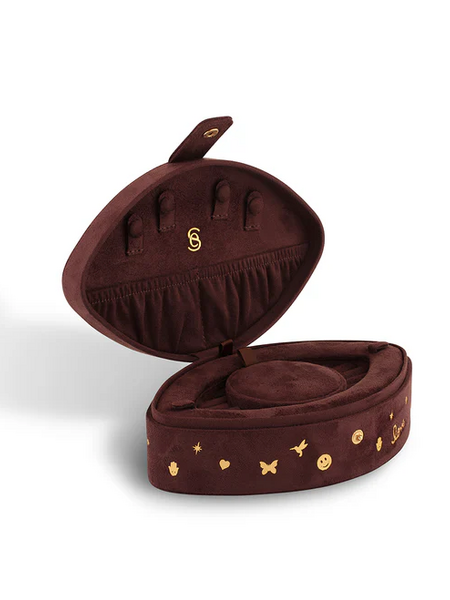 SYDNEY EVAN Brown Icon Jewelry Box