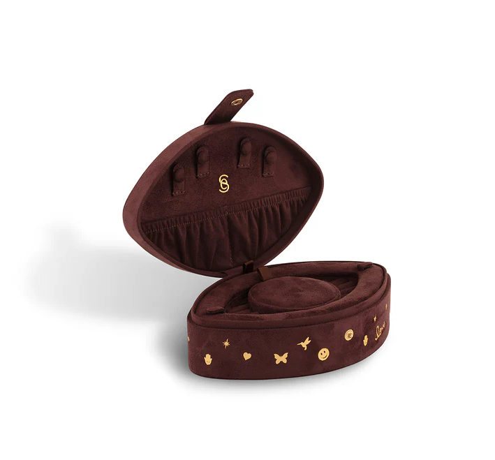 SYDNEY EVAN Brown Icon Jewelry Box