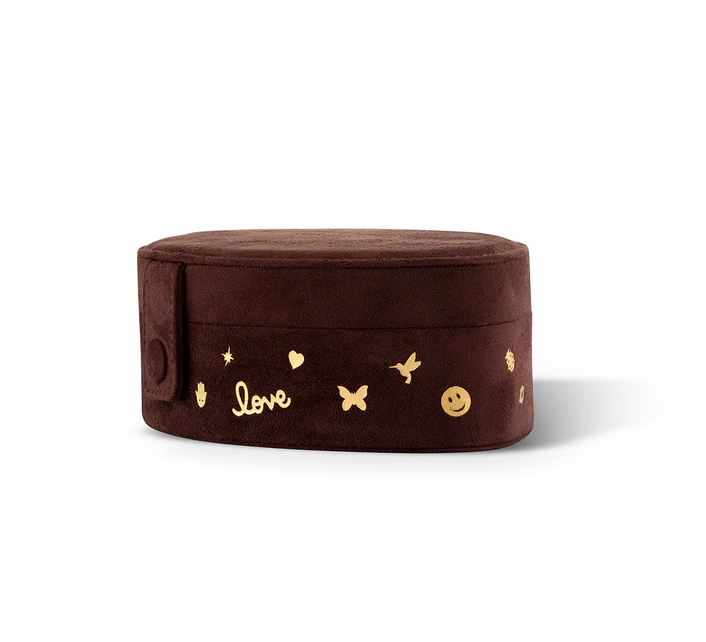 SYDNEY EVAN Brown Icon Jewelry Box