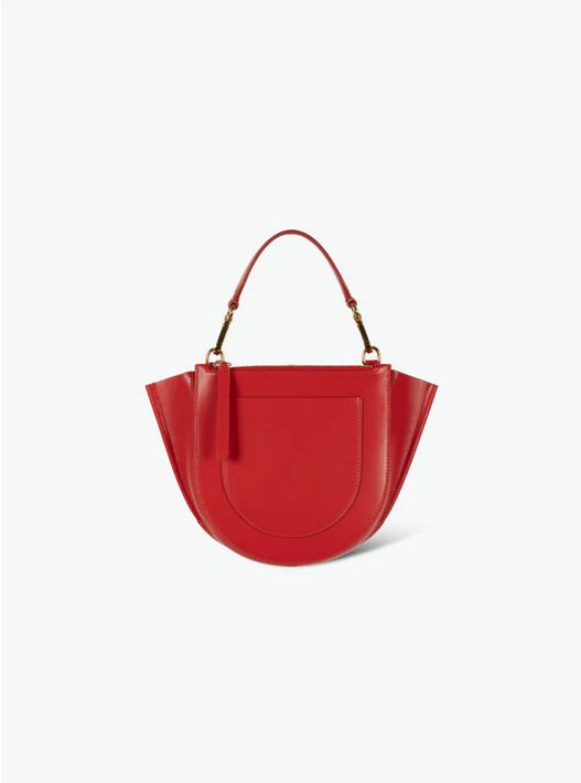 WANDLER Mini Hortensia Bag  - Lipstick