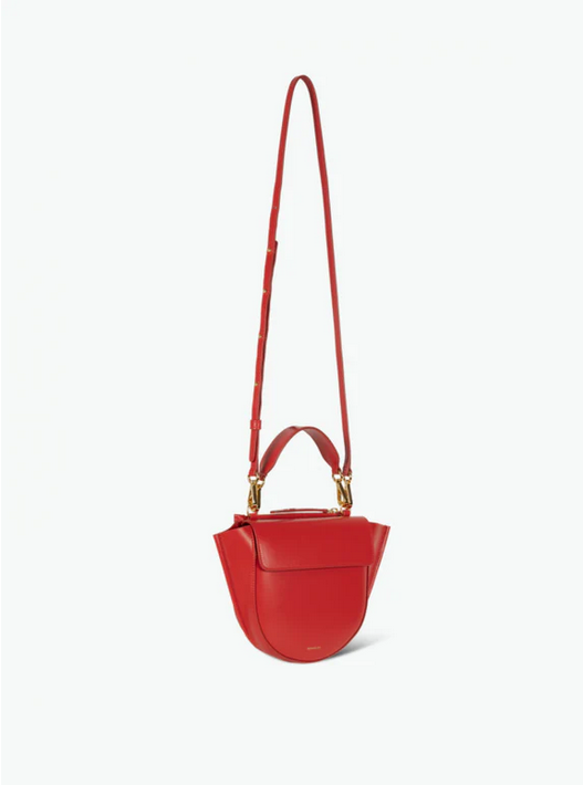 WANDLER Mini Hortensia Bag  - Lipstick
