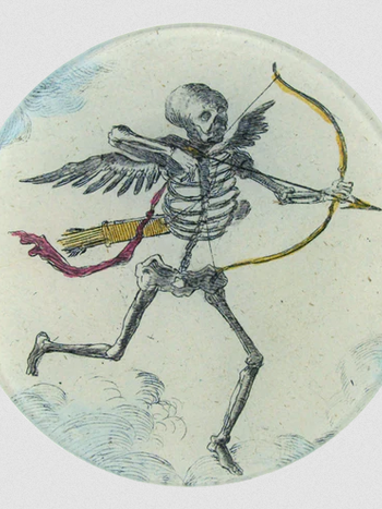 JOHN DERIAN Skeleton with Arrow