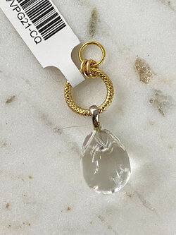 SENNOD Carved Crystal Quartz Stone Egg Vignette