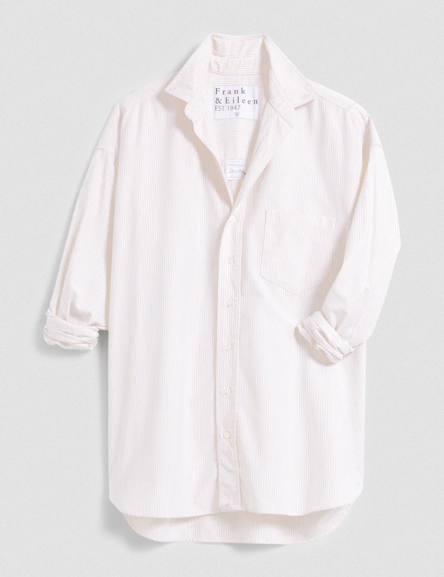 FRANK & EILEEN Shirley Oxford - Sand Stripe
